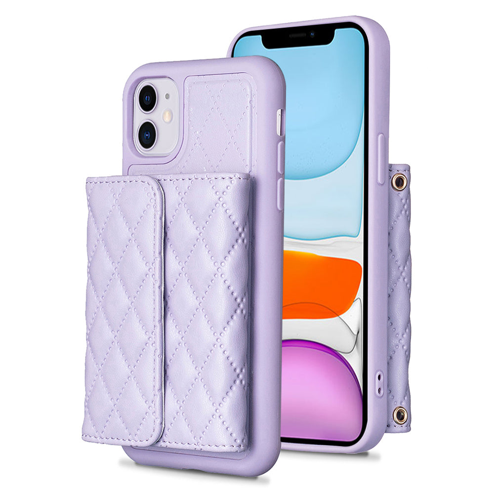 BF23-Style Card Holder Phone Case for iPhone 11 PU Leather+TPU Kickstand Cover BF23-Style Card Holder Phone Case for iPhone 11 PU Leather+TPU Kickstand Cover